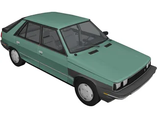 Renault Encore 5-door (1985) 3D Model
