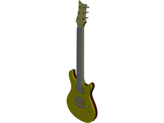 Daves Guitar CAD 3D Model