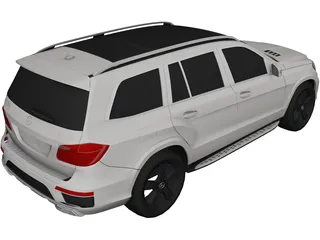 Mercedes-Benz GL550 4Matic (2014) 3D Model