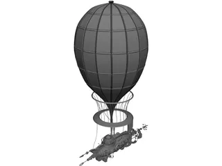 Airship 3D Model