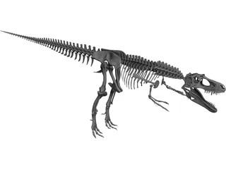 Gorgosaurus Skeleton 3D Model