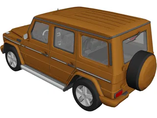 Mercedes-Benz G500 W463 (2008) 3D Model