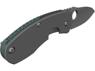 Pocket Knife CAD 3D Model