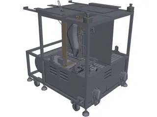 Air Blower CAD 3D Model