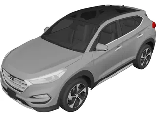Hyundai Tucson (2019) 3D Model