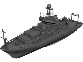NOAA Ocean Research Ronald Brown 3D Model