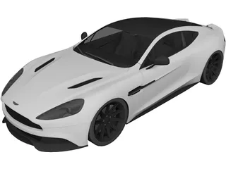 Aston Martin Vanquish S (2013) 3D Model