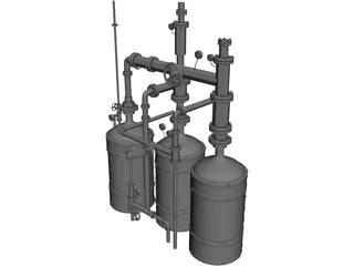 Brewery 3D Model