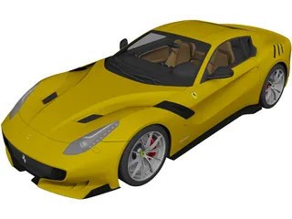 Ferrari F12TDF (2016) 3D Model