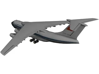 Ilyushin IL-76 Candid 3D Model