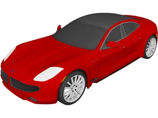 Fisker Karma Revero (2018) 3D Model