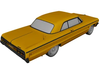 Chevrolet Impala SS 2-Doors (1964) 3D Model