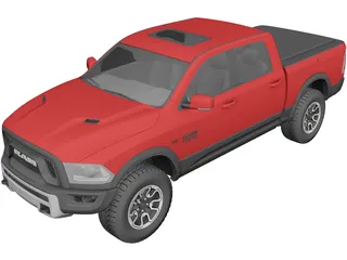 Dodge Ram 1500 Rebel (2015) 3D Model