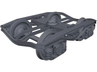 Y-25 Bogie 3D Model