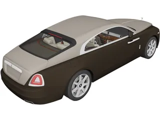 Rolls-Royce Wraith (2014) 3D Model