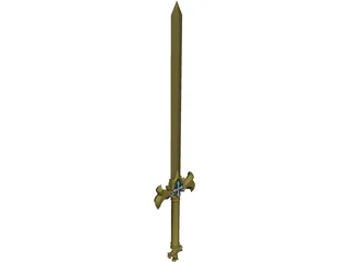 Osmanthus Sword 3D Model 3D Preview