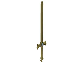 Osmanthus Sword 3D Model