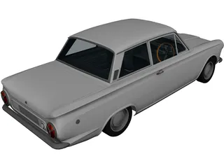 Ford Lotus Cortina (1966) 3D Model