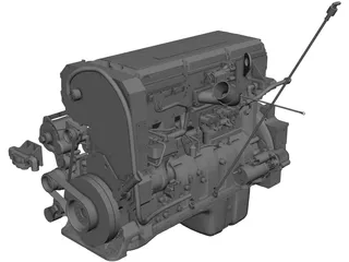 Cummins QSX15 Engine 3D Model