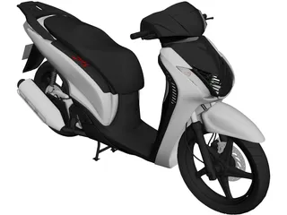 Honda SH 150i Sporty 3D Model