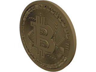 Bitcoin CAD 3D Model