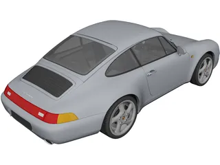 Porsche 911 [993] Carrera (1994) 3D Model