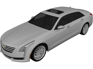 Cadillac CT6 (2016) 3D Model