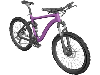 Bicycle Enduro 3D Model