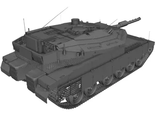 Merkava IV 3D Model