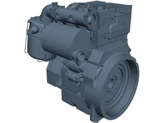 Deutz D2011 L02 Engine CAD 3D Model