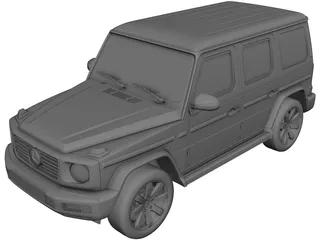 Mercedes-Benz G500 G-Class (2019) 3D Model