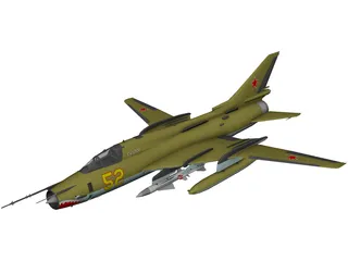 Sukhoi Su-17M4 Fitter 3D Model