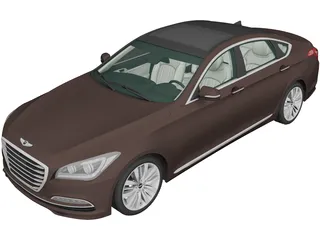 Hyundai Genesis G380 (2014) 3D Model