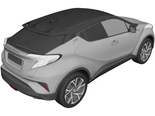 Toyota C-HR (2017) 3D Model