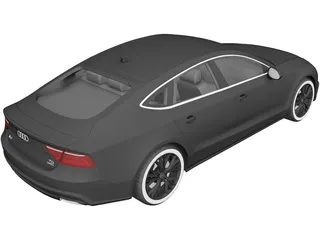 Audi A7 Sportback (2015) 3D Model