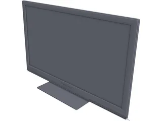 Panasonic TX-P46ST30B Plasma TV CAD 3D Model