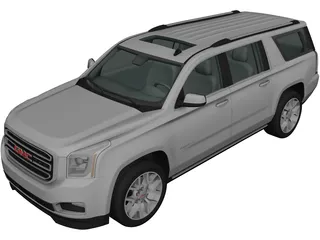 GMC Yukon XL (2014) 3D Model