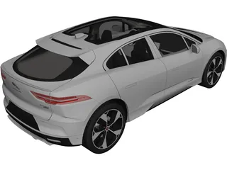 Jaguar I-Pace (2019) 3D Model