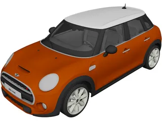 Mini Cooper S 5-door 3D Model