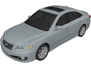 Hyundai Azera Sedan (2011) 3D Model