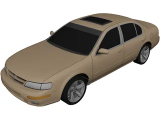 Nissan Maxima GLE (1998) 3D Model