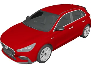 Hyundai i30 (2019) 3D Model