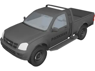 Isuzu D-Max (2006) 3D Model