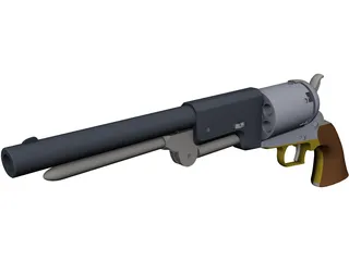 Colt Walker CAD 3D Model