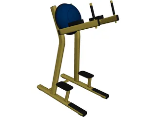 Leg Raise Machine 3D Model