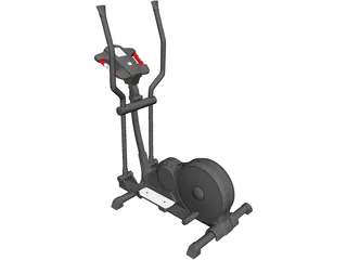 Treadmill Kettler 3D Model