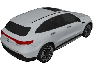 Mercedes-Benz EQC 400 (2020) 3D Model