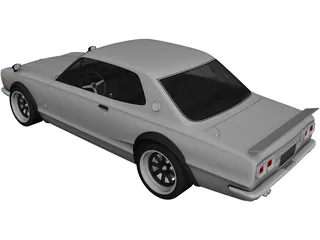 Nissan Skyline 2000GT-R (1968) 3D Model