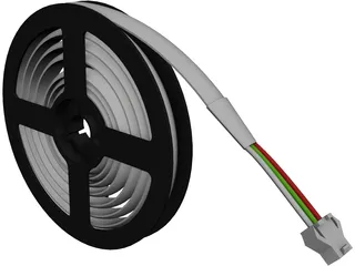 LED Reel CAD 3D Model