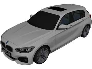 BMW 1-Series 5-door (2016) 3D Model